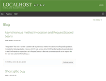 Tablet Screenshot of localhost.nl