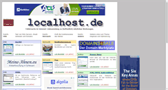 Desktop Screenshot of localhost.de